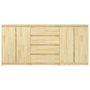 Voir la diapositive 4 : VIDAXL Armoires laterales 3 pcs Bois de pin massif