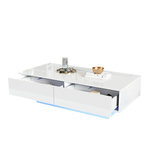MERAX Table basse. Coloris disponibles : Blanc
