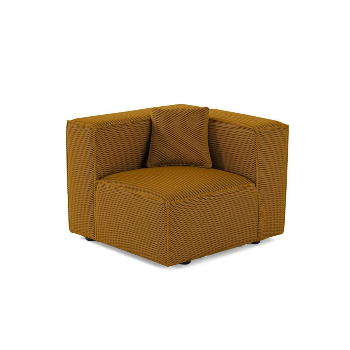 LISA DESIGN Arty - module d'assise gauche - en tissu mailles 3d