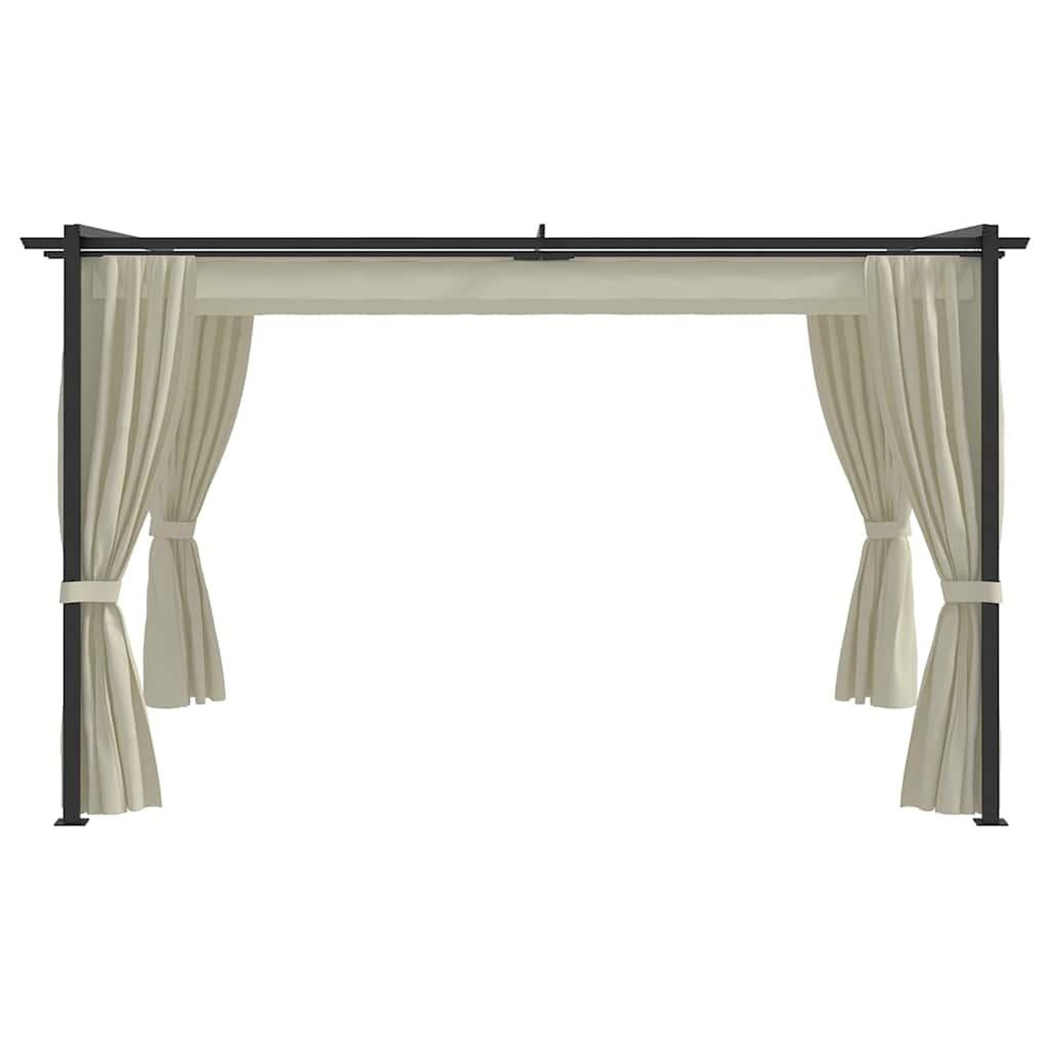 Voir la diapositive 2 : VIDAXL Belvedere 4x3 m creme