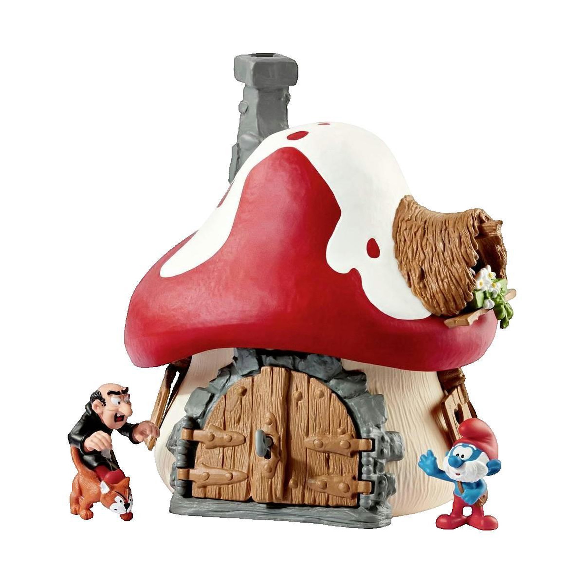 Voir la diapositive 1 : Schleich Maison des Schtroumpfs Schleich Ensemble de jeu avec figurines réalistes