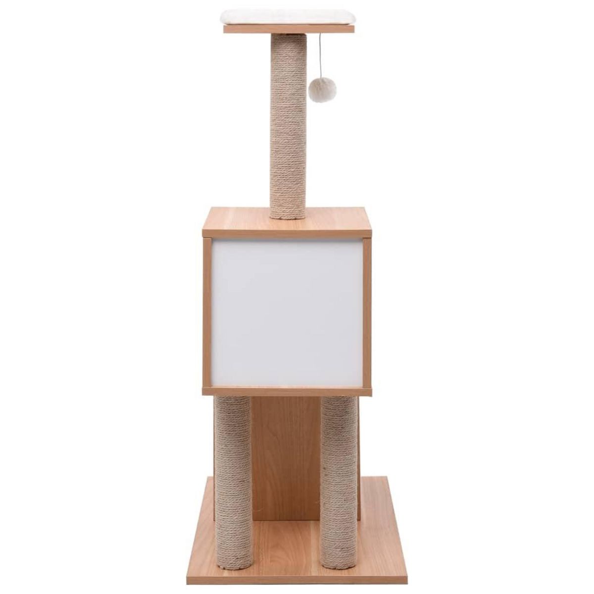 VIDAXL Arbre a chat avec tapis a gratter en sisal 104 cm