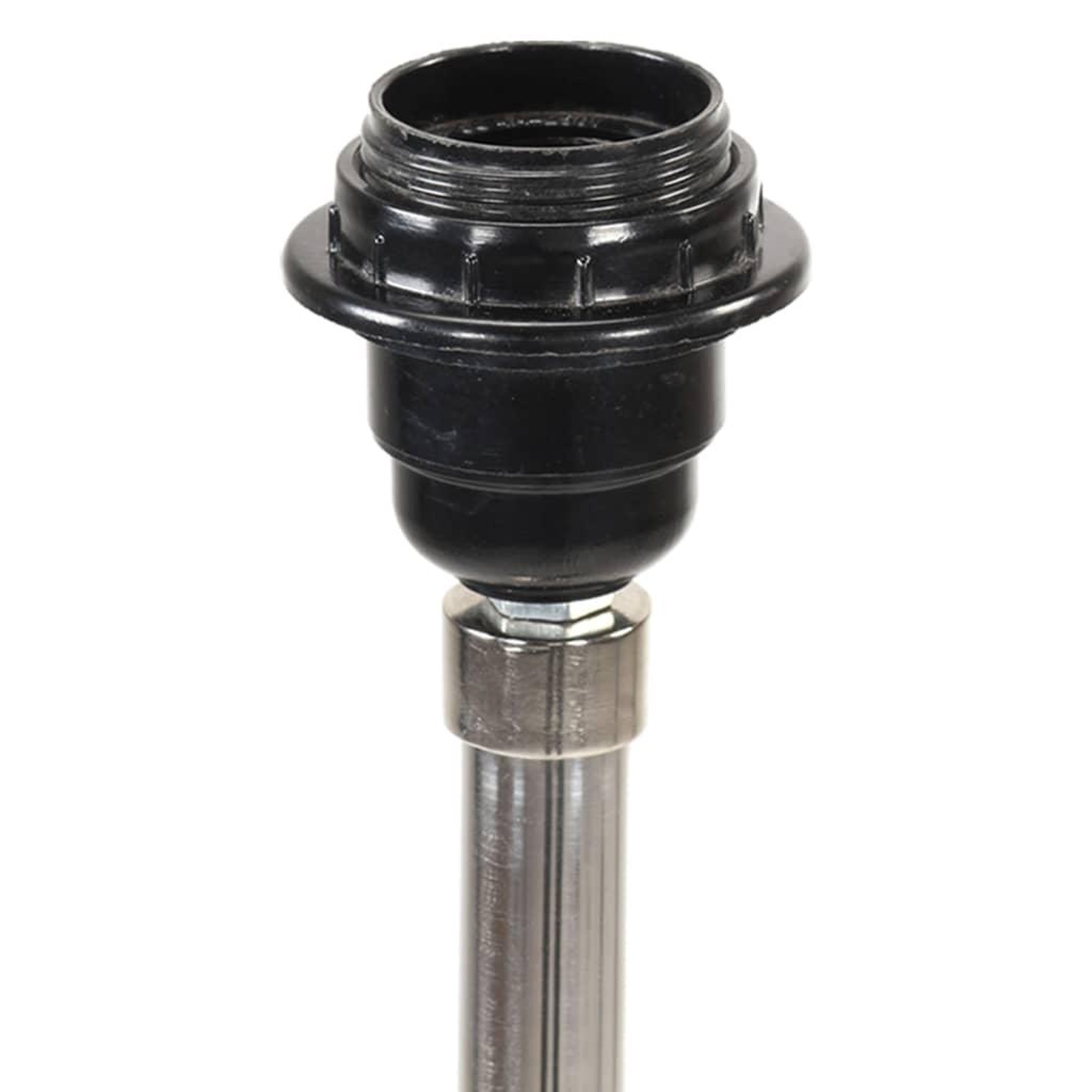 Voir la diapositive 4 : VIDAXL Lampadaire a trepied Marron miel et noir Bois de teck 141 cm