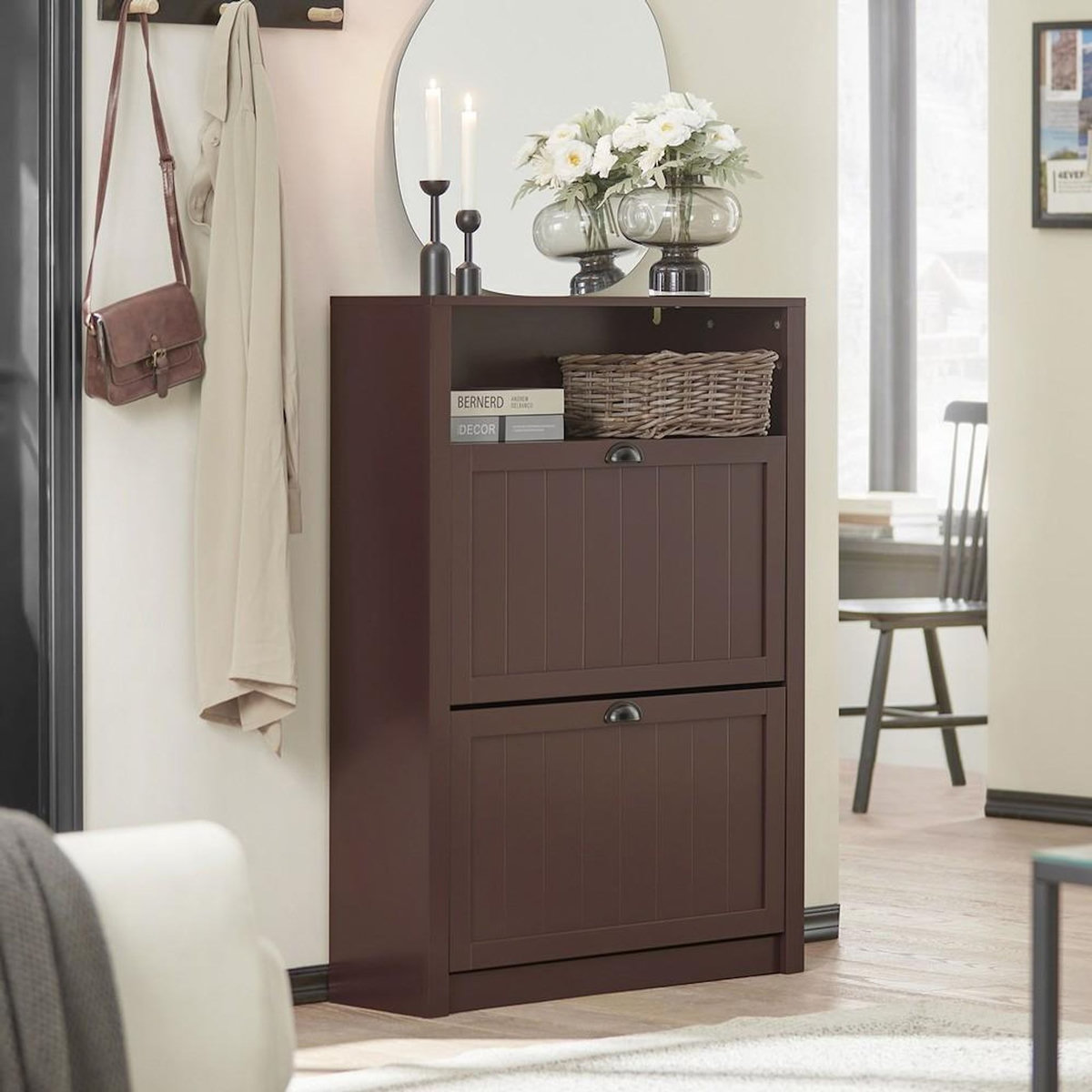 SOBUY SoBuy - Meuble À Chaussures 2 portes - Fonctionnel - FSR87