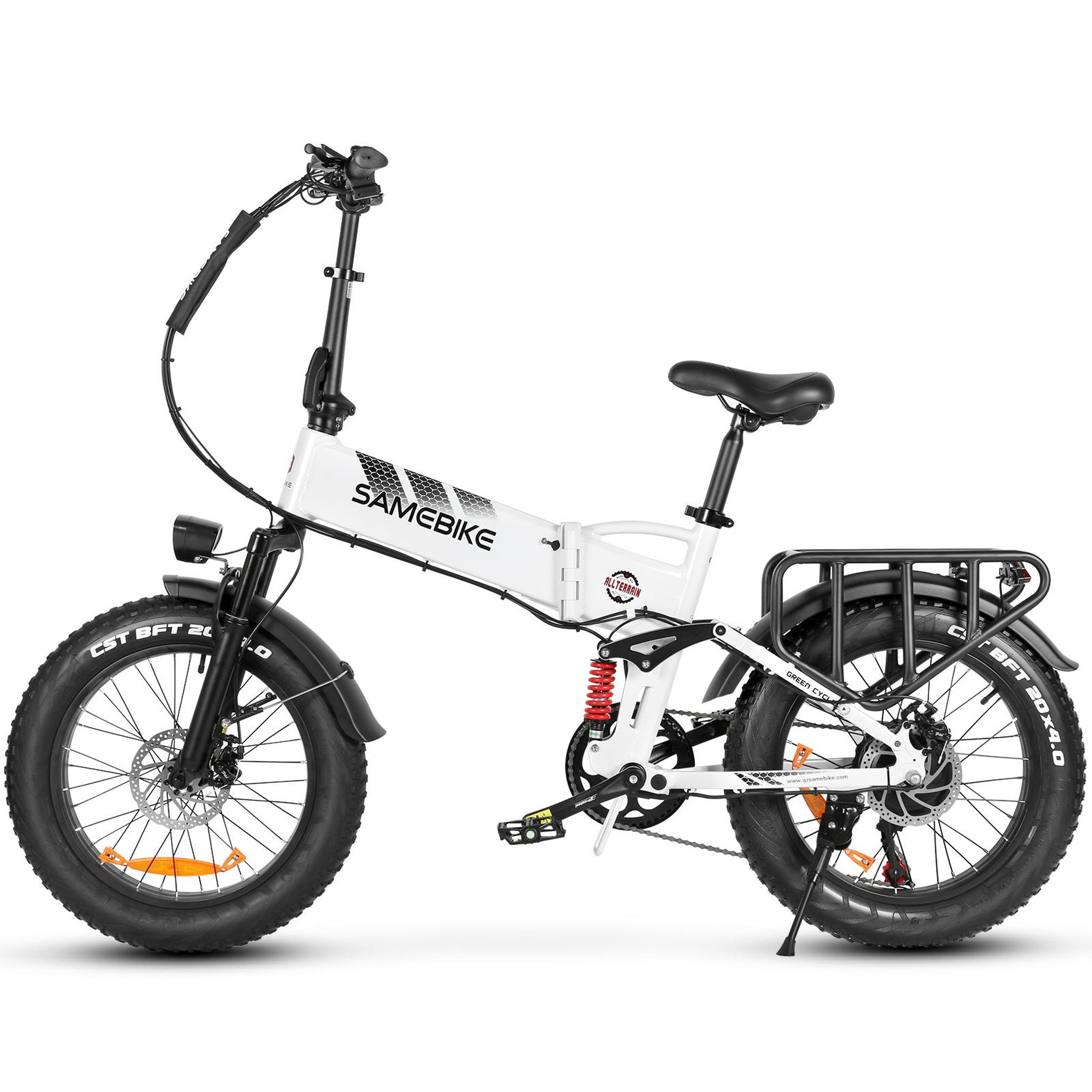 Voir la diapositive 2 : SAMEBIKE Vélo électrique pliable SameBike RS-A02 Pro