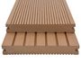 Voir la diapositive 2 : VIDAXL Panneaux de terrasse solides et accessoires WPC 10m² 2,2 m Teck