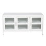 Voir la diapositive 1 : Paris Prix Meuble TV 3 Portes  Acero  120cm Blanc