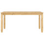Voir la diapositive 4 : VIDAXL Table a manger  160x80x75 cm bois massif de pin