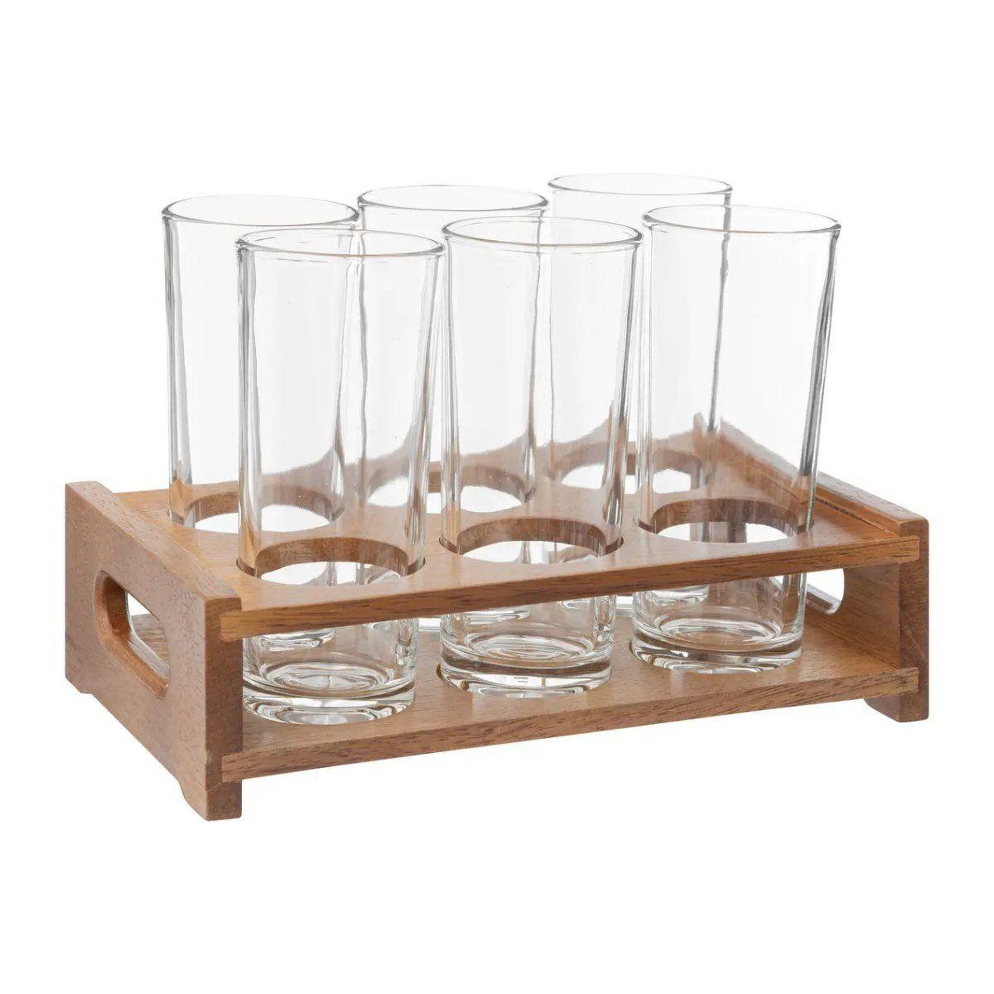 Voir la diapositive 1 : SECRET DE GOURMET Lot de 6 Verres & Rack  Victor  30cl Transparent