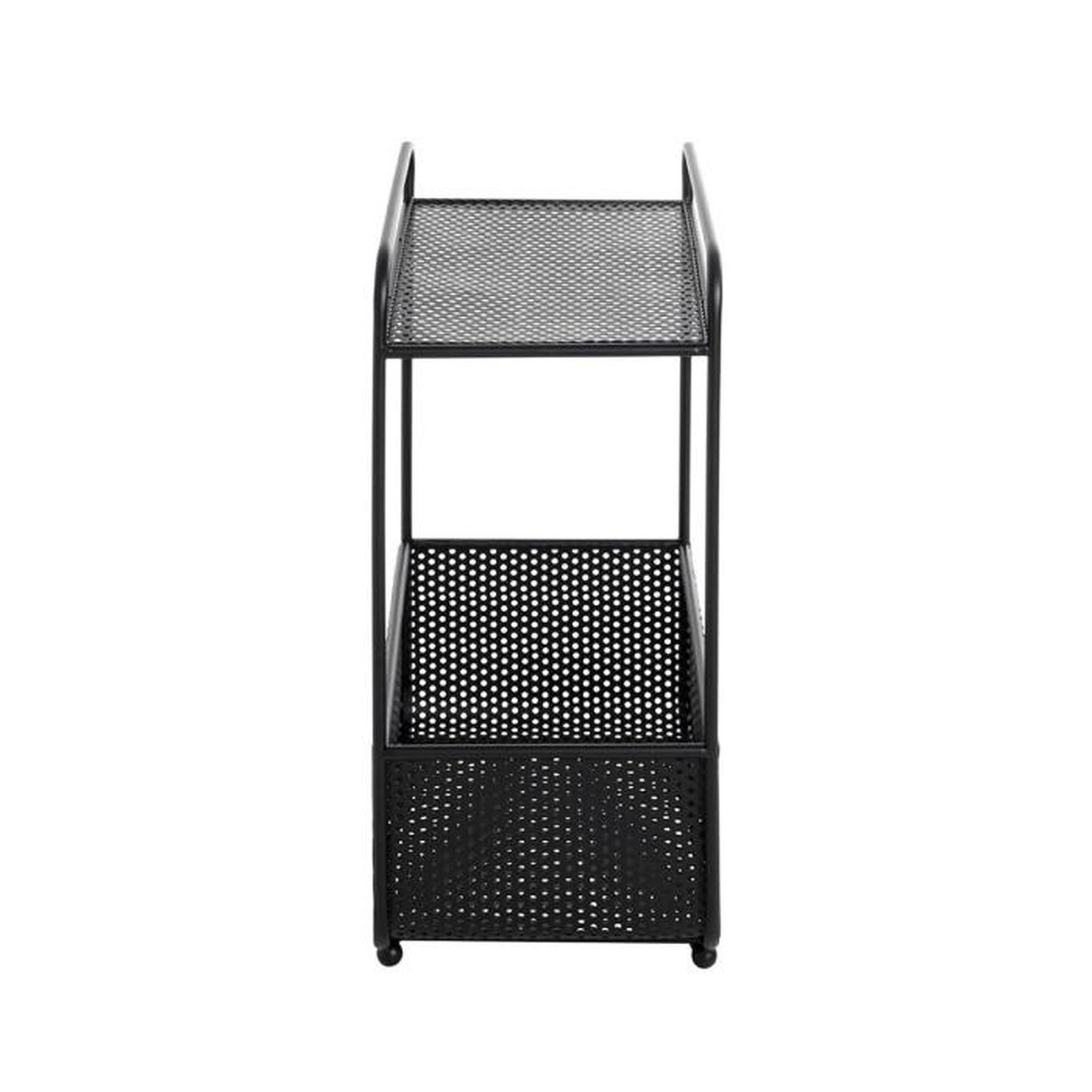 Voir la diapositive 3 : Paris Prix Table d'Appoint Porte-Revues  Lacano  58cm Noir