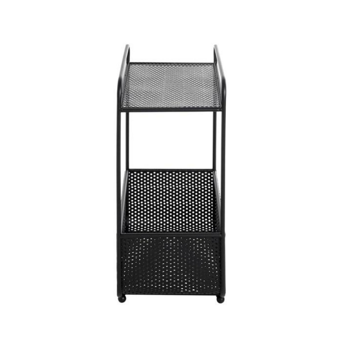Paris Prix Table d'Appoint Porte-Revues  Lacano  58cm Noir