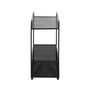 Voir la diapositive 3 : Paris Prix Table d'Appoint Porte-Revues  Lacano  58cm Noir