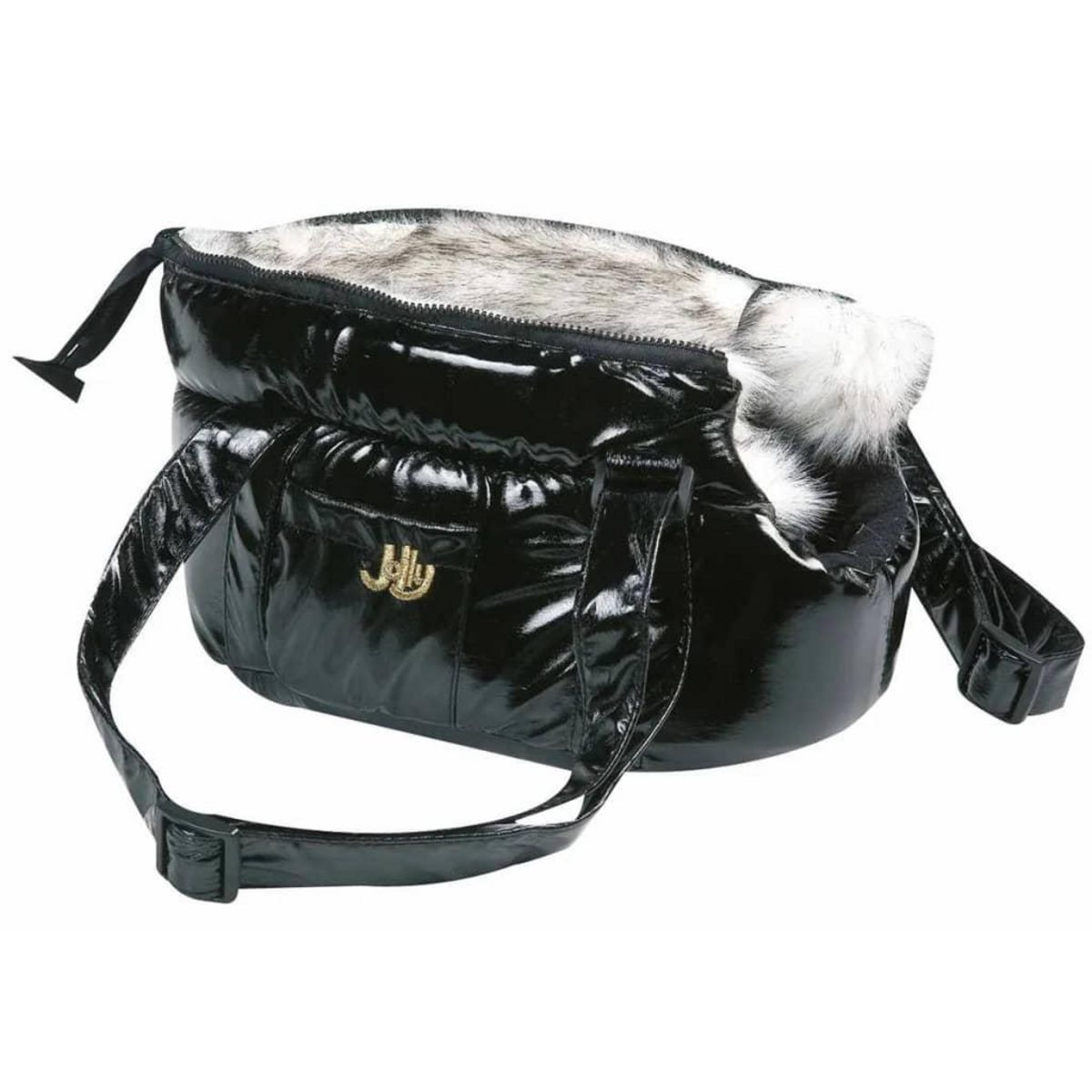 Flamingo FLAMINGO Sac de transport animaux de compagnie Lola Noir 32x17x42 cm