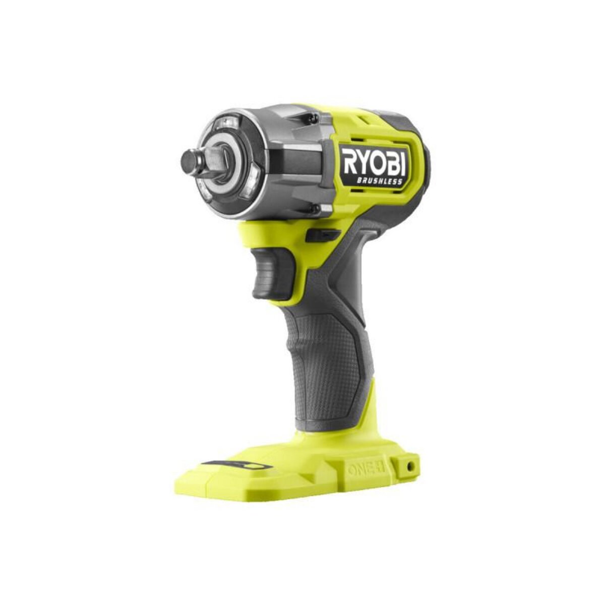 Ryobi Boulonneuse à chocs Brushless 18V RYOBI - 450 Nm - carré 1/2 - Sans batterie ni chargeur - RIW18CBL