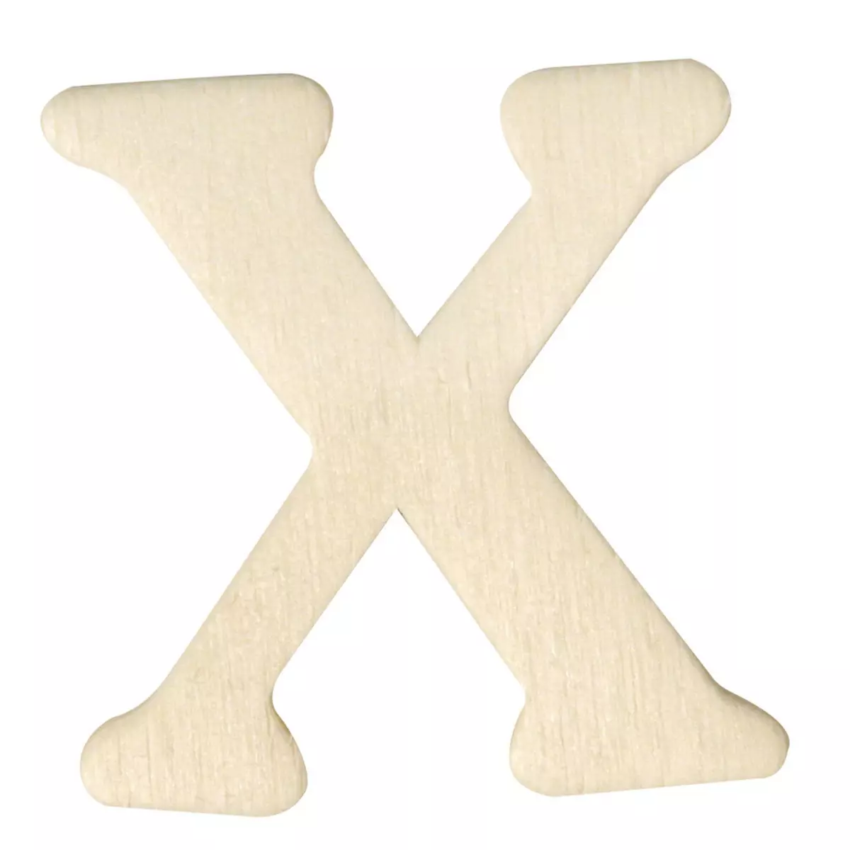 Rayher Lettres en bois, 4 cm, X