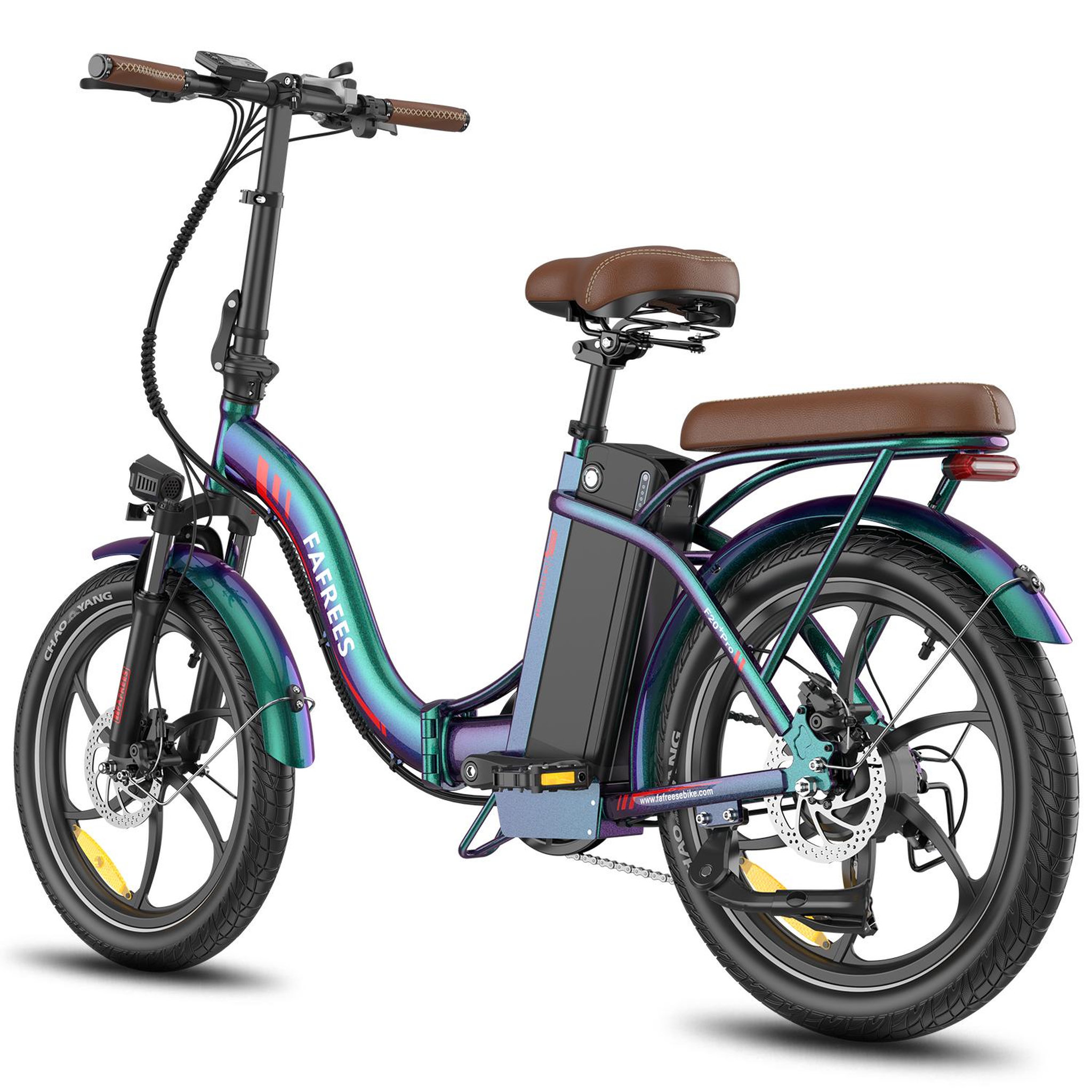 Voir la diapositive 5 : FAFREES Vélo électrique pliable de ville fafrees f20+ pro