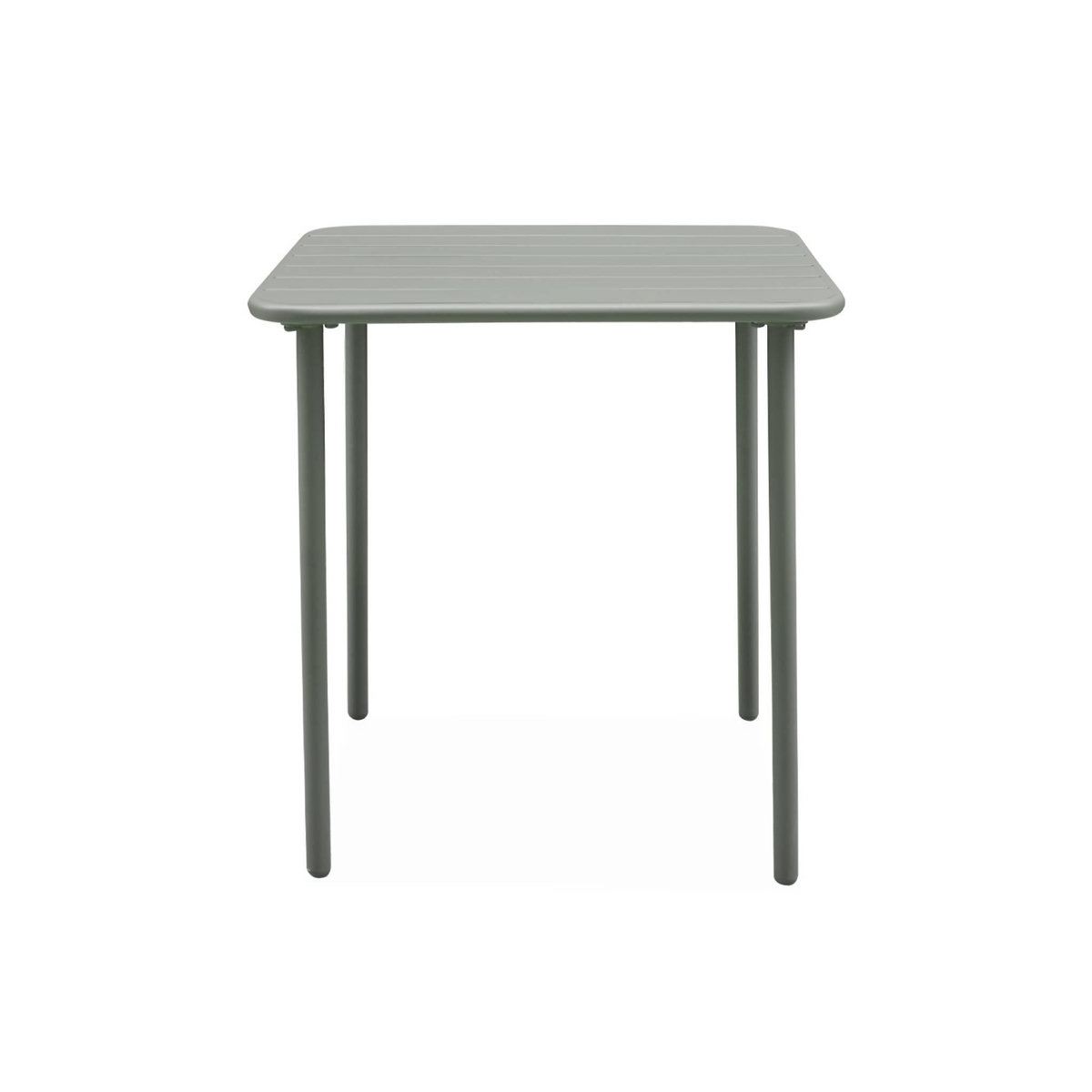 SWEEEK Table de jardin métal 2 places, Amelia 70 x 70cm