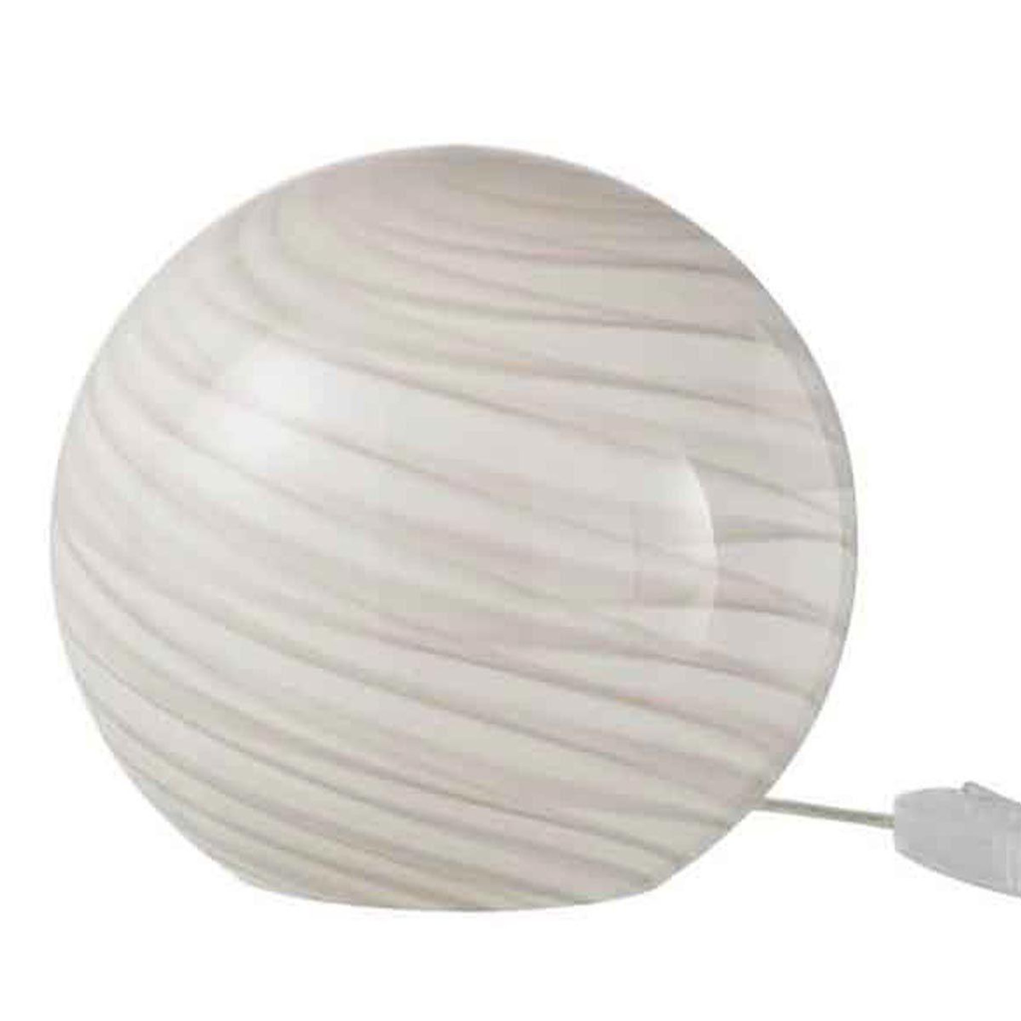 Voir la diapositive 2 : J-LINE Lampe à poser ronde  dany  20cm gris