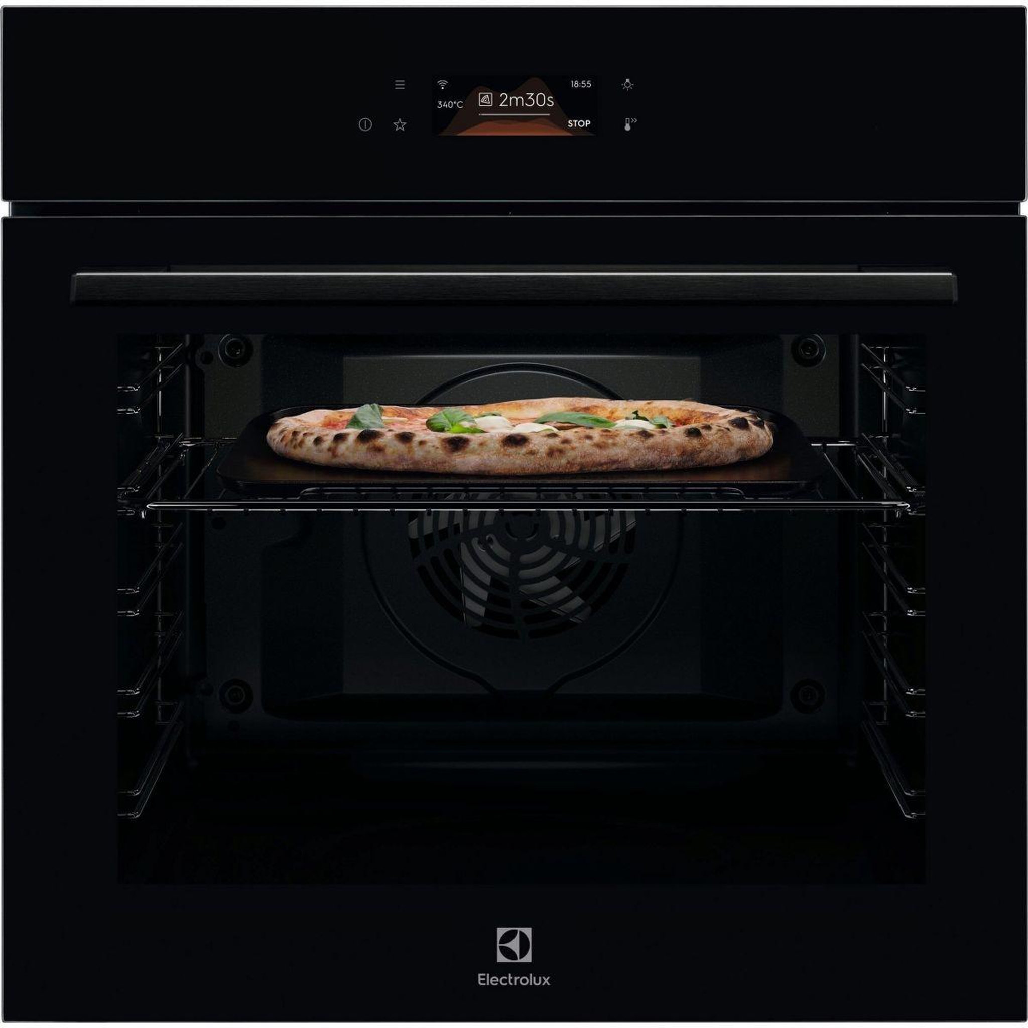 ELECTROLUX Four encastrable eox8p38wz - pyrolyse - chaleur pulsée - écran tactile - rails télescopiques - fonction pizza expert