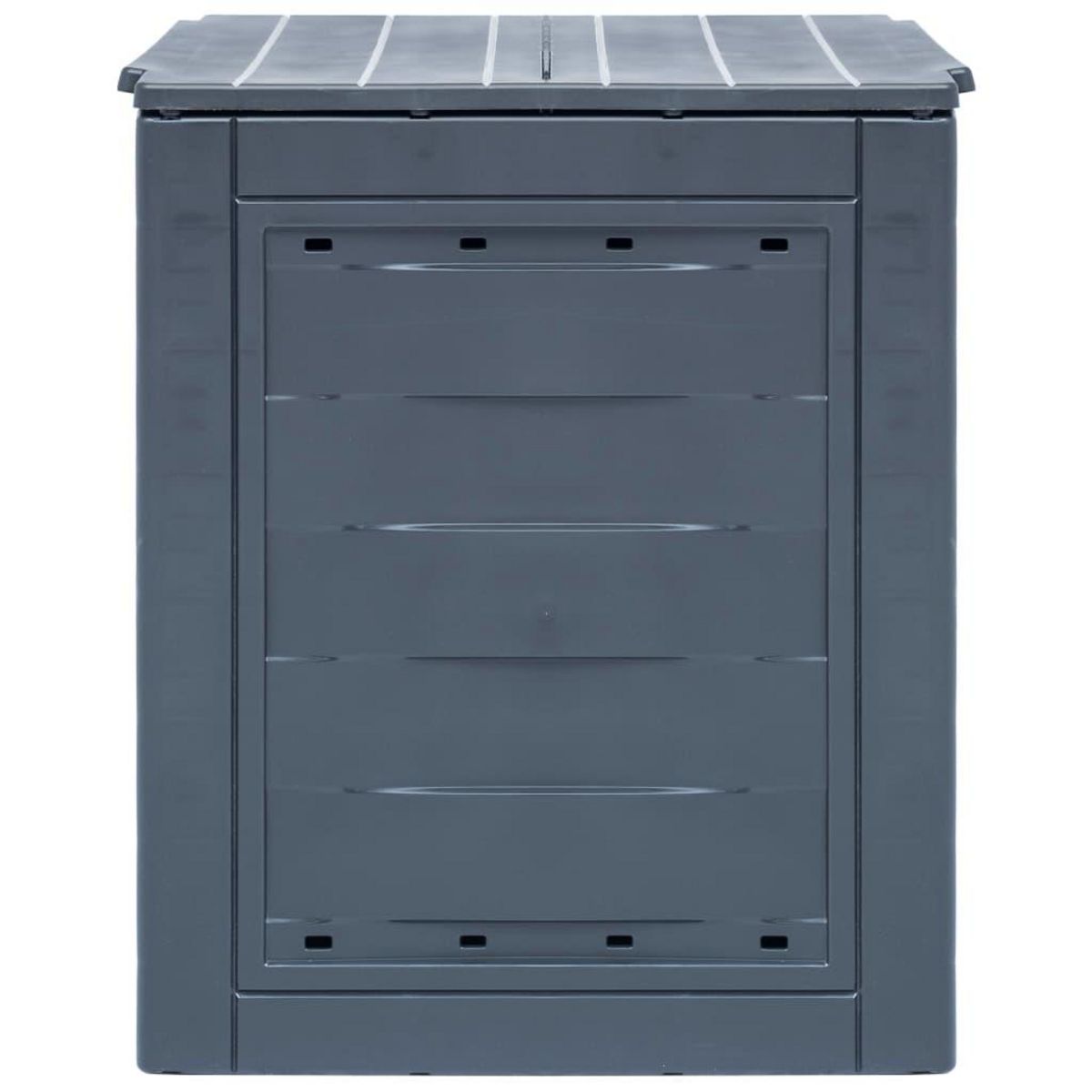 VIDAXL Composteurs de jardin 3 pcs Gris 60x60x73 cm 780 L