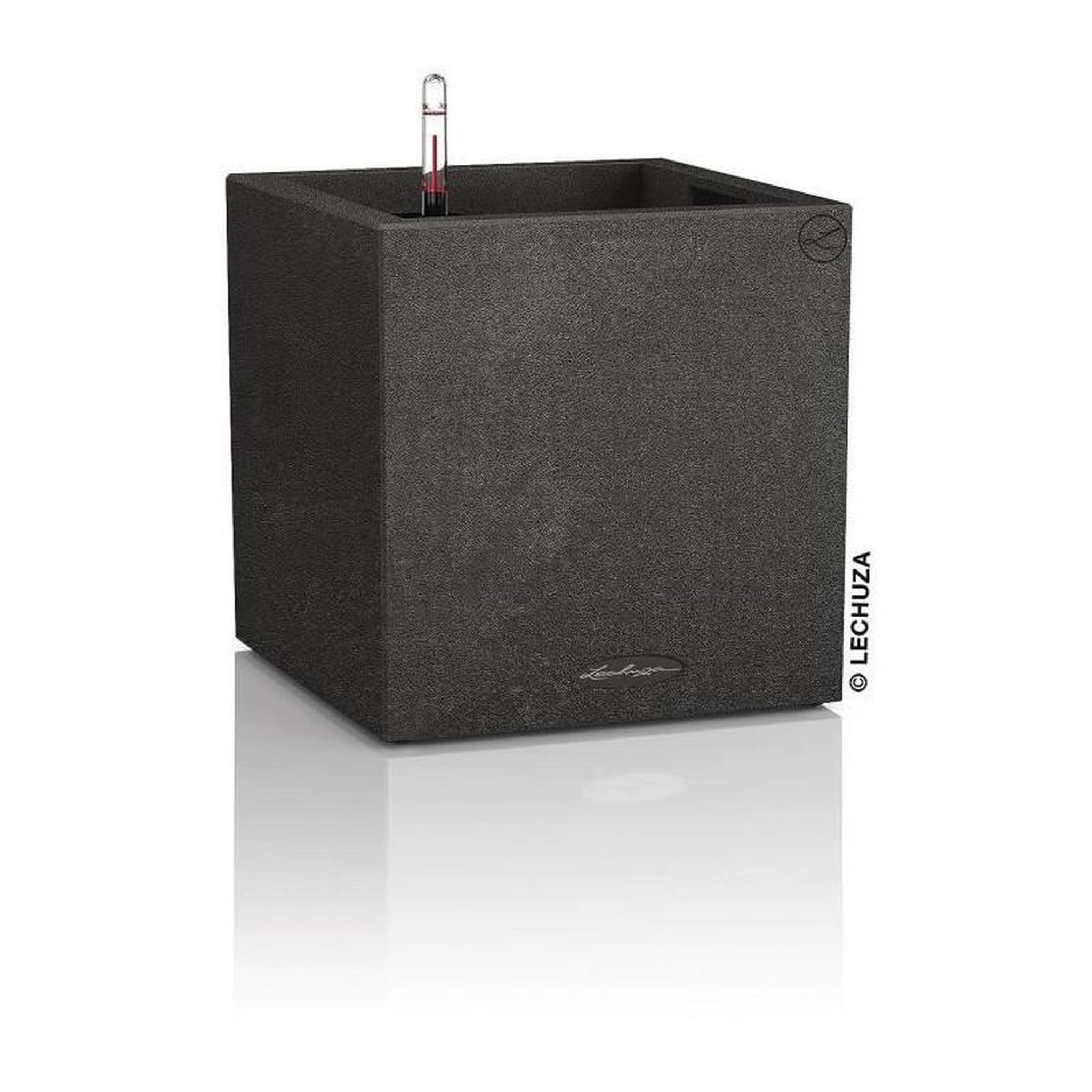 LECHUZA LECHUZA Jardiniere Canto Color Square 40 ALL-IN-ONE Graphite 13722