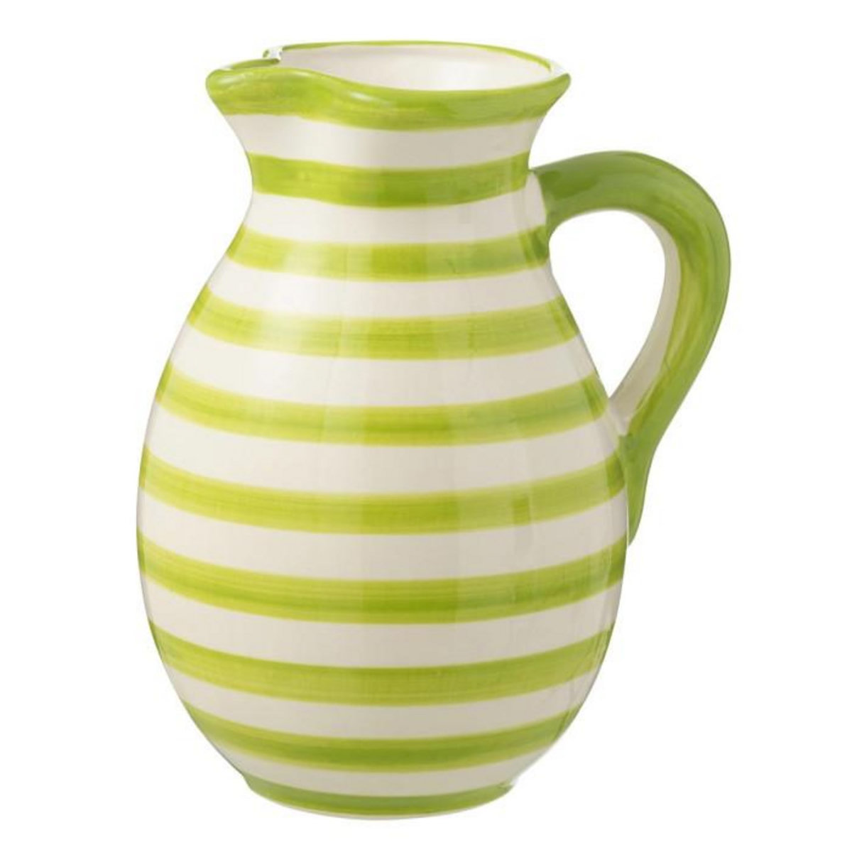 Paris Prix Pichet en Céramique  Granada Rayure  3,3L Vert