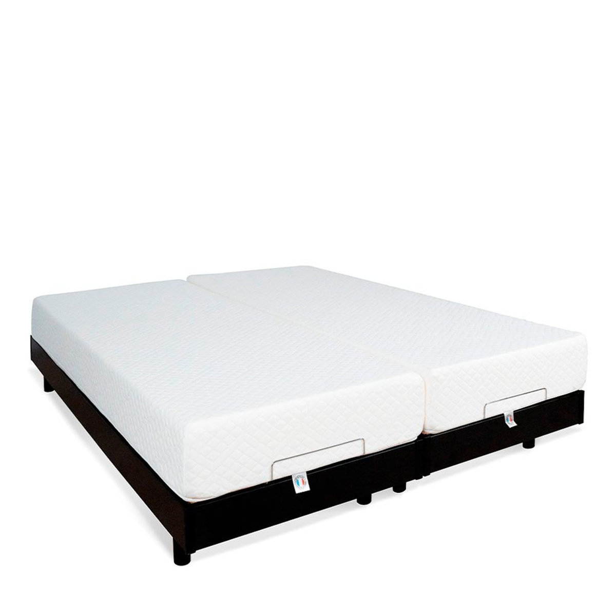 BELLECOUR BELLECOUR LITERIE | Ensemble Duo FLEX | Sommiers électriques + Matelas Mémoire de forme