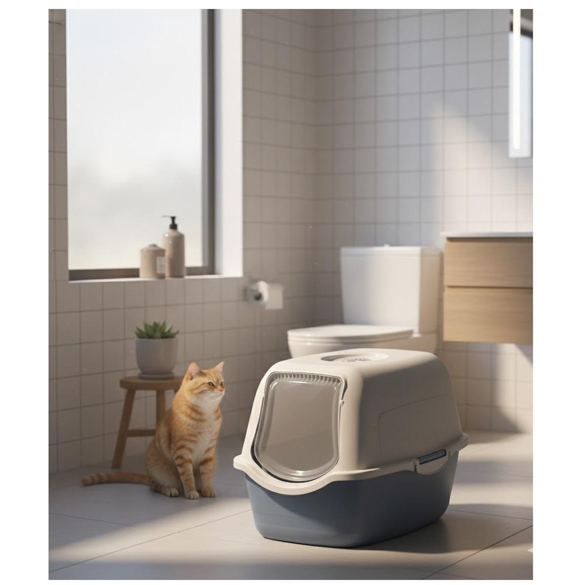 Voir la diapositive 2 : Eden Bac a litière pour chat lexie