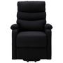 Voir la diapositive 3 : VIDAXL Fauteuil Noir Tissu