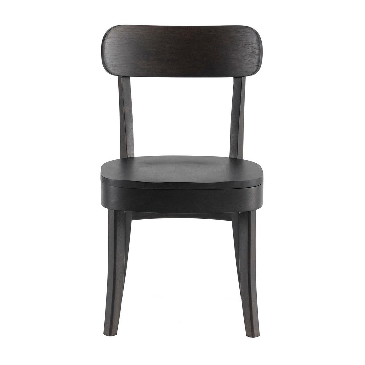 VS VENTA-STOCK Pack de 2 chaises Nala couleur Noir, Bois massif