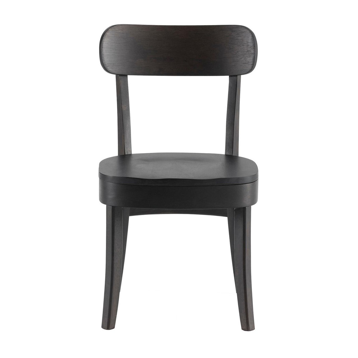 VS VENTA-STOCK Pack de 2 chaises Nala couleur Noir, Bois massif