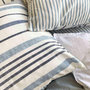 Voir la diapositive 4 : Home collection Parure housse de couette 100% coton lyocell 57fils calanque