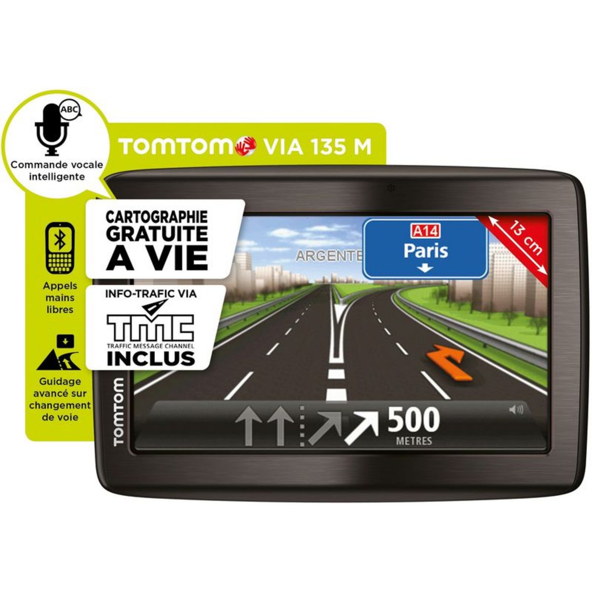 TomTom VIA 135 M - GPS voiture