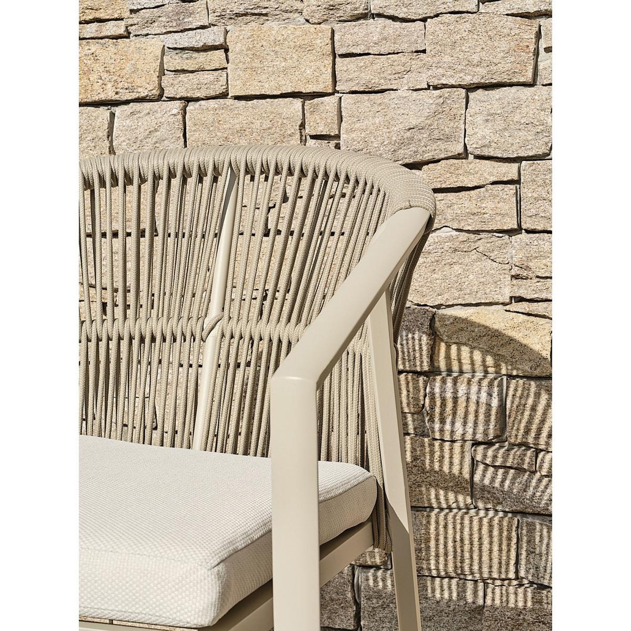 Voir la diapositive 3 : Paris Prix Fauteuil de jardin empilable  gambi  79cm grège