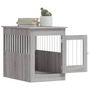 Voir la diapositive 5 : VIDAXL Meuble de cage pour chiens sonoma gris 55x80x68 cm