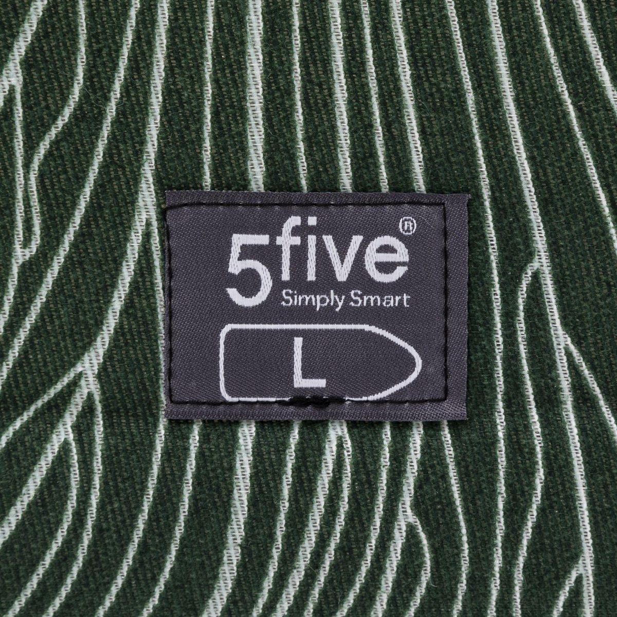 FIVE Housse à repasser 2 couches en coton - Noir et blanc