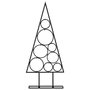 Voir la diapositive 3 : VIDAXL Arbre de Noël en metal pour decoration noir 60 cm