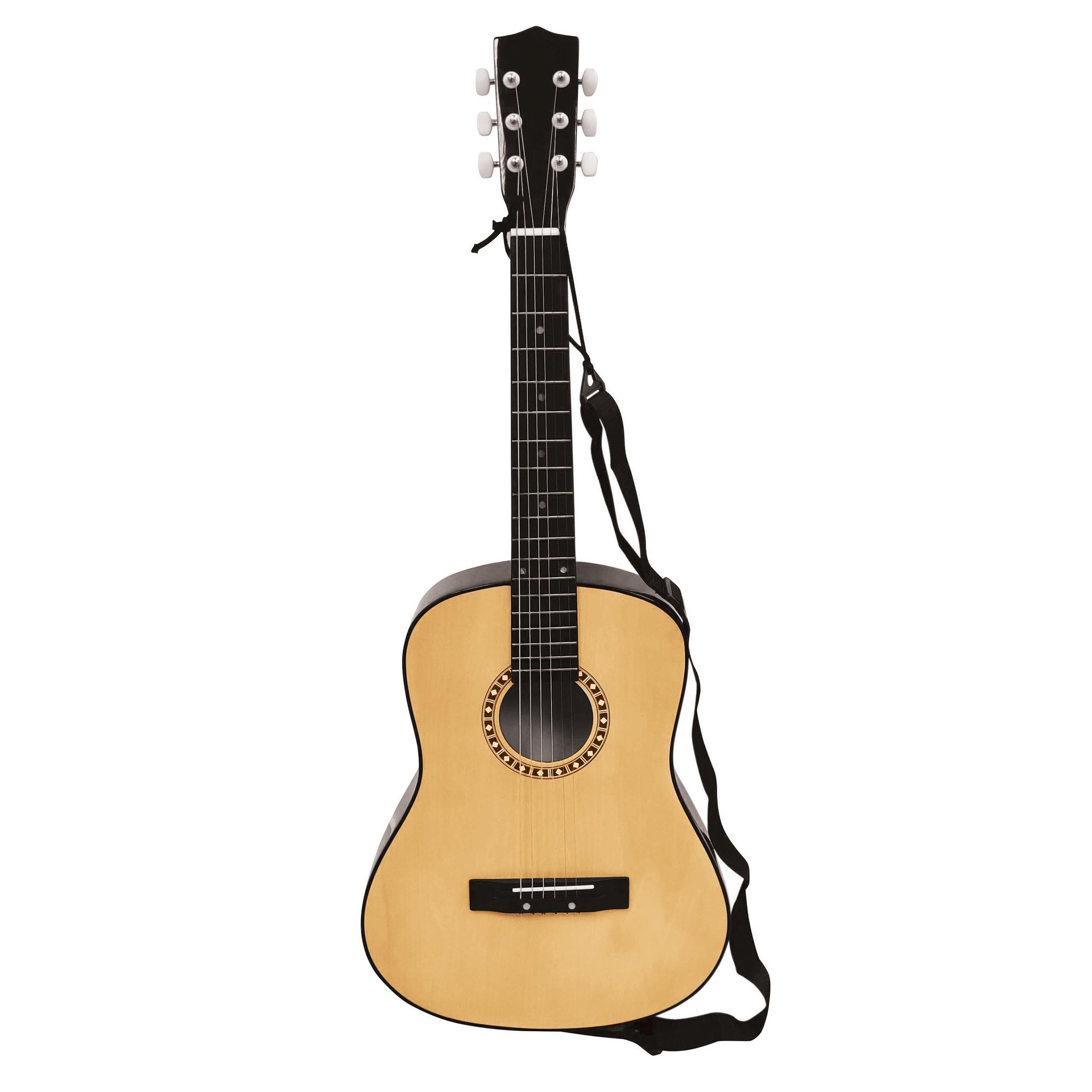 Voir la diapositive 3 : Lexibook Guitare Acoustique en bois avec housse de transport