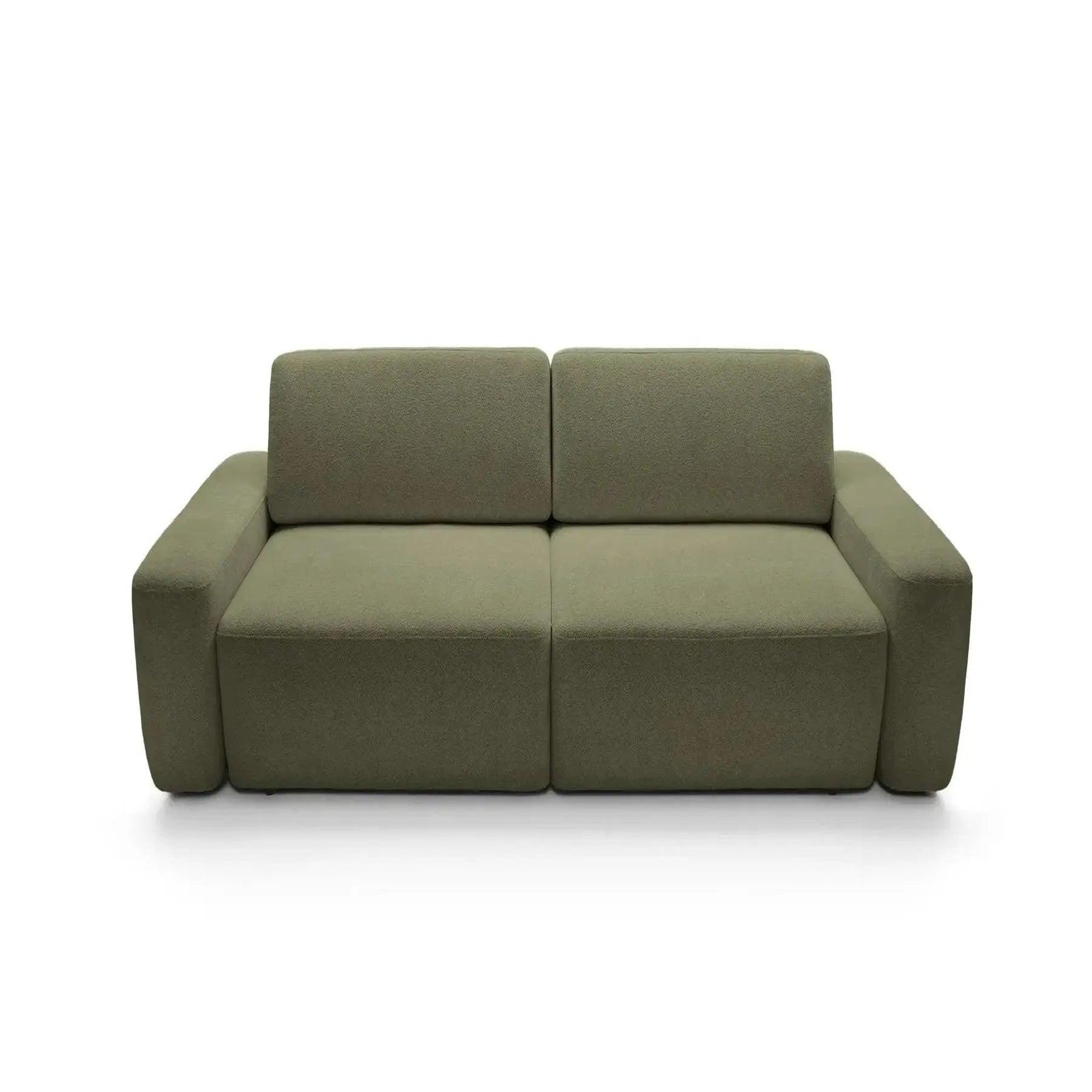 Voir la diapositive 1 : CASANOVA PARIS Ivy - canapé droit convertible coffre tissu chiné