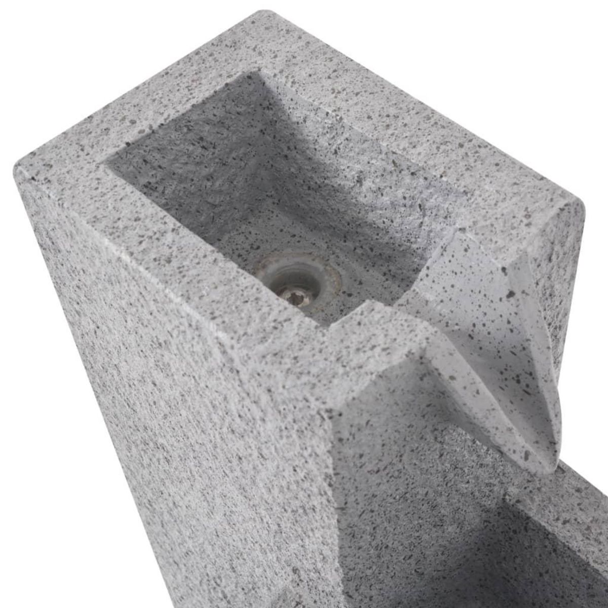 VIDAXL Fontaine d'interieur avec lampe LED Polyresine