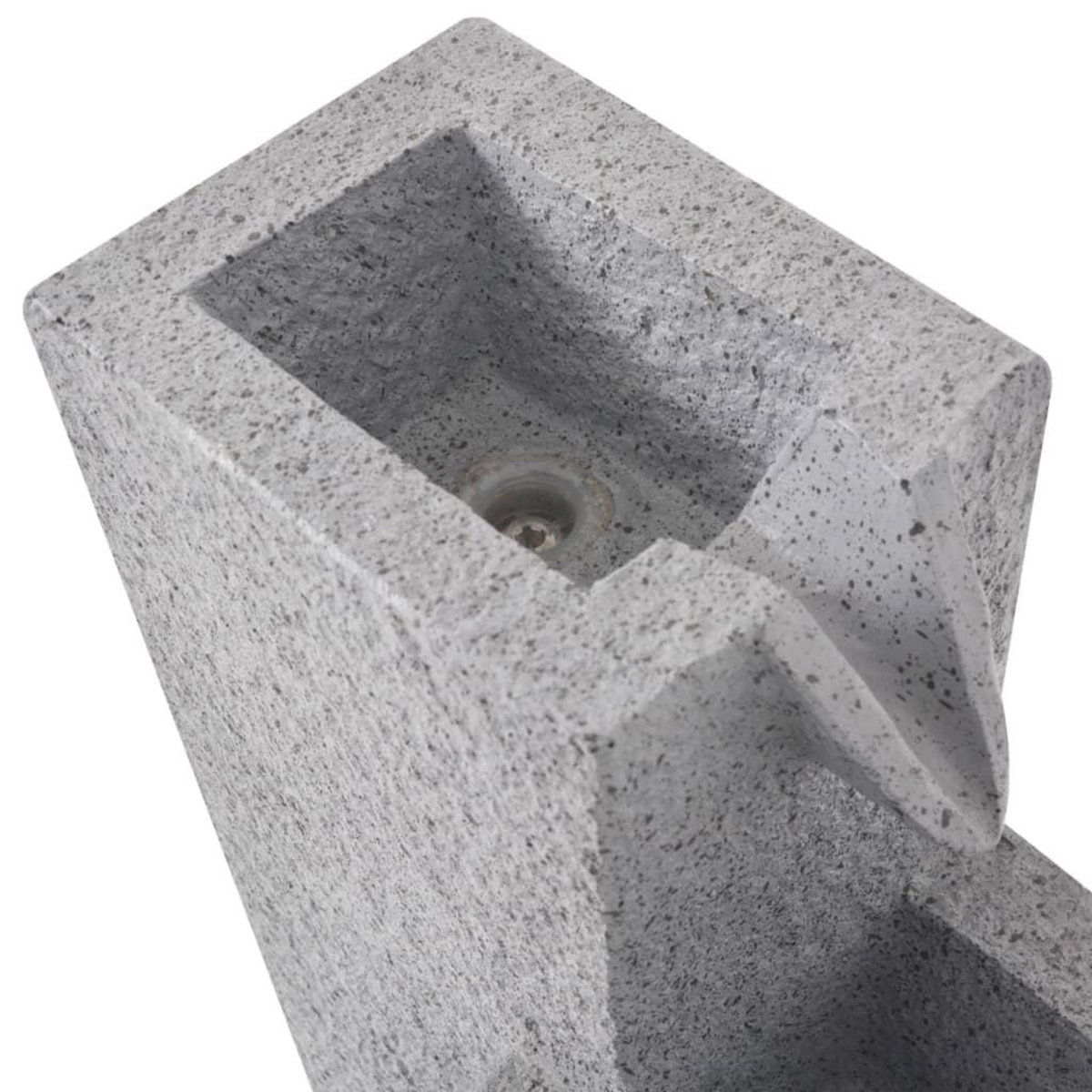 VIDAXL Fontaine d'interieur avec lampe LED Polyresine