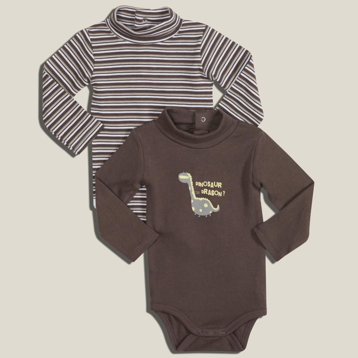Lot de 2 sous-pull bodies bébé