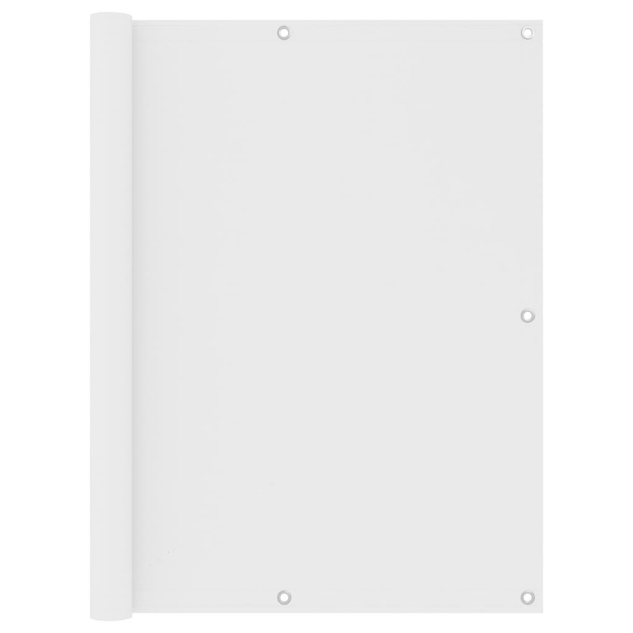 Voir la diapositive 1 : VIDAXL Ecran de balcon Blanc 120x600 cm Tissu Oxford