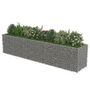 Voir la diapositive 3 : VIDAXL Lit sureleve a gabion Acier galvanise 450x90x100 cm