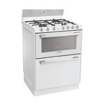Rosieres Cuisinière gaz combiné lave-vaisselle 60cm 6c 56db blanc - TR4GNORB/1
