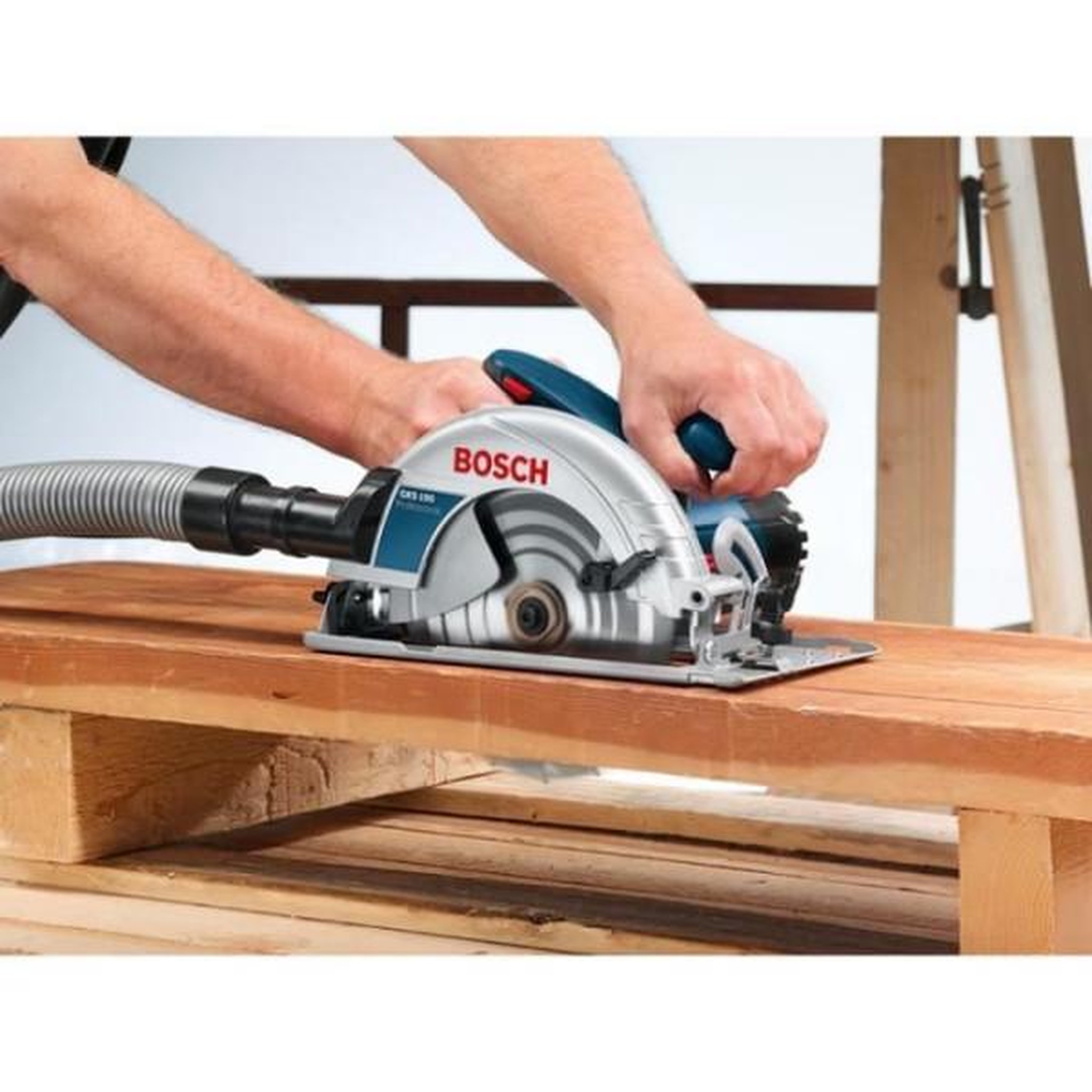 Voir la diapositive 3 : BOSCH Scie circulaire Bosch Professional GKS 190, 1400W, diametre de lame de 190mm - 0601623000