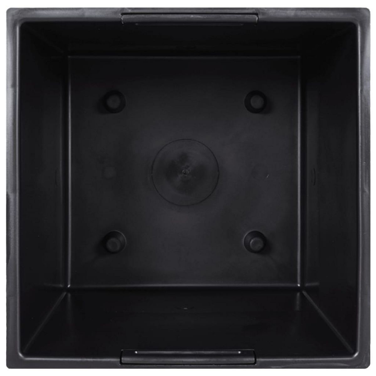 VIDAXL Jardiniere et interieur amovible marron 21 /32 L rotin PP