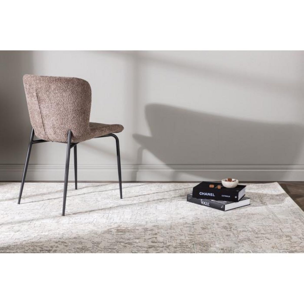 Paris Prix Tapis Déco  Cleo Hypnos  160x230cm Argent