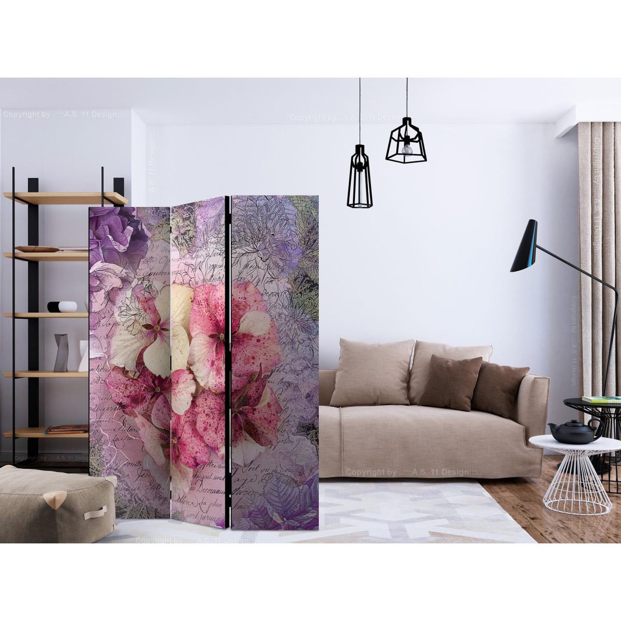 Voir la diapositive 2 : Paris Prix Paravent 3 Volets  Memory  135x172cm