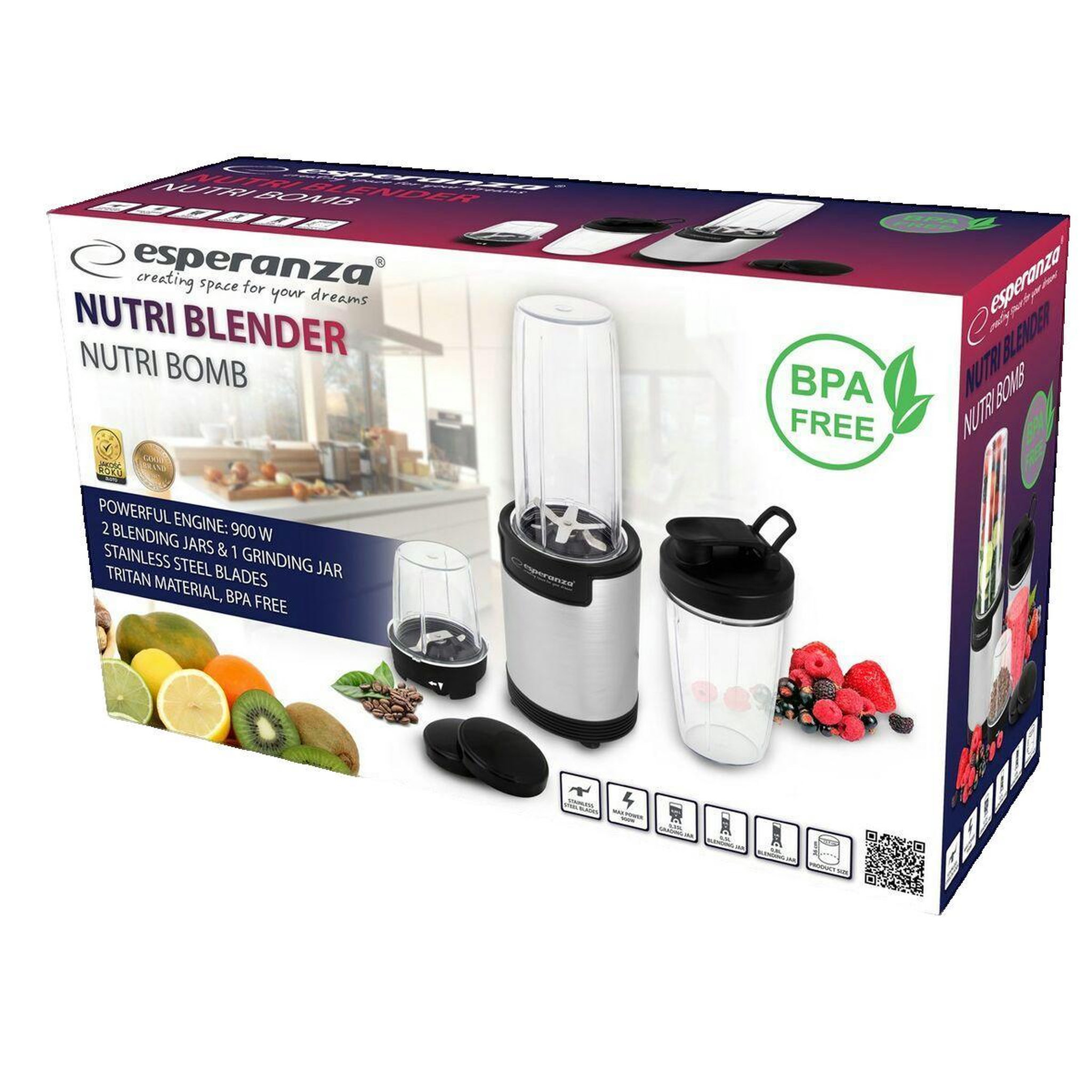 Voir la diapositive 2 : ESPERANZA Cuiseur vapeur Esperanza EKM030 Nutri